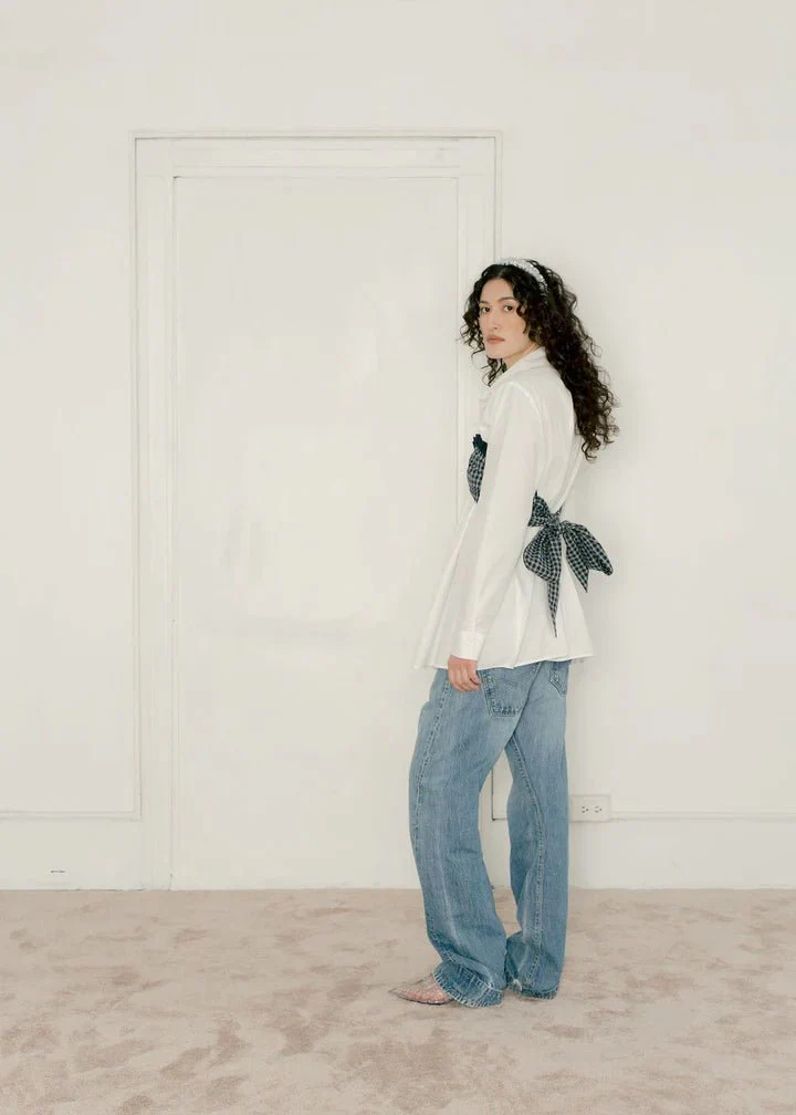 A Bronze Age Patti Top (Carter Plaid) - Image 7