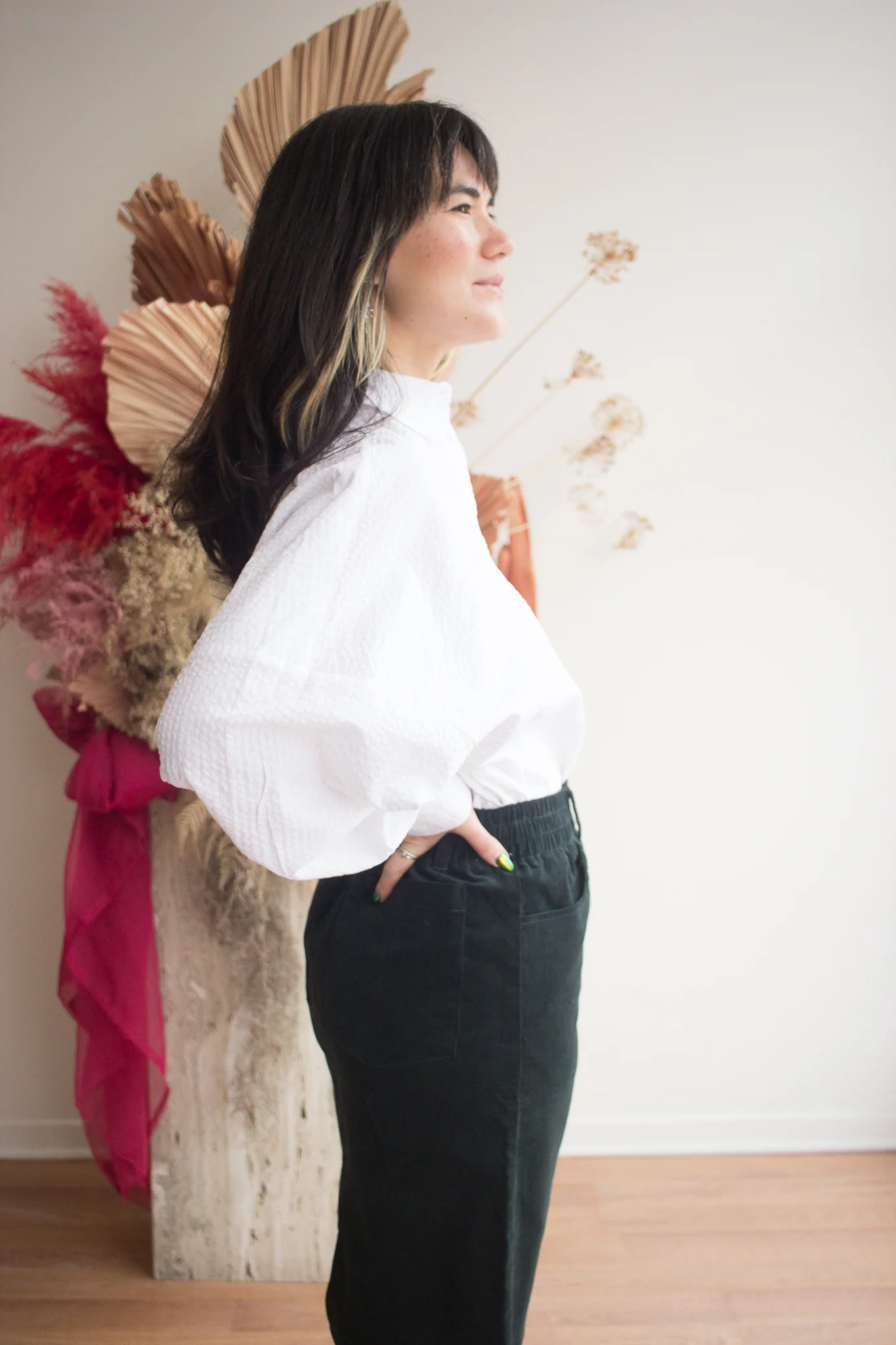 Connally Goods Kipling Corduroy Skirt (Dark Spruce) - Image 3