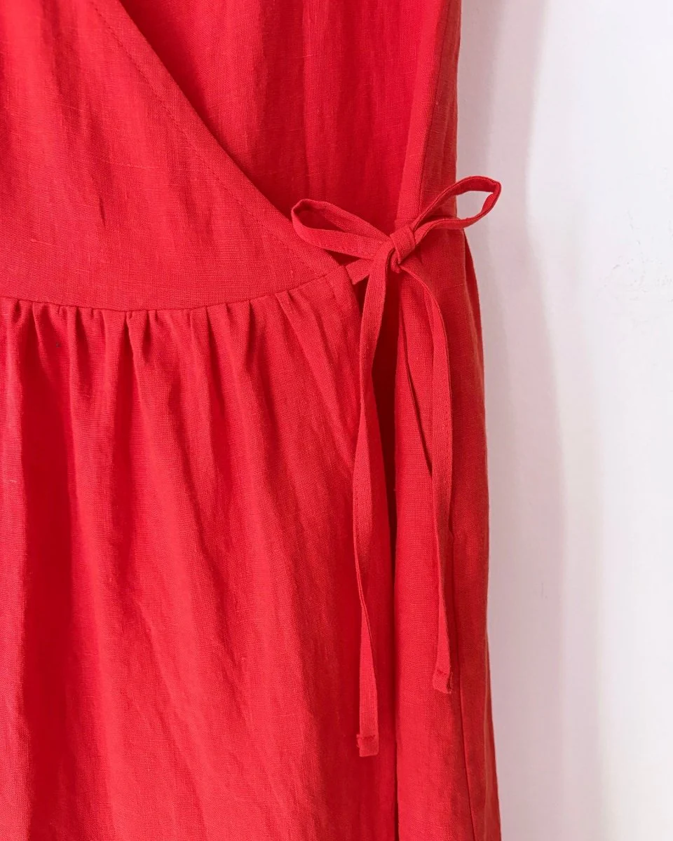 Atelier B Pleated Dress (Midnight or Cayenne) - Image 4