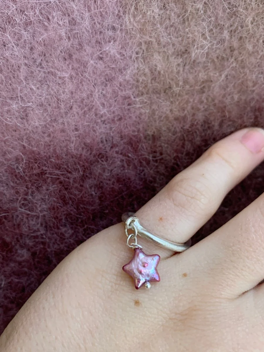 Atelier Melrai Star Drop Ring (Various Colours) - Image 3