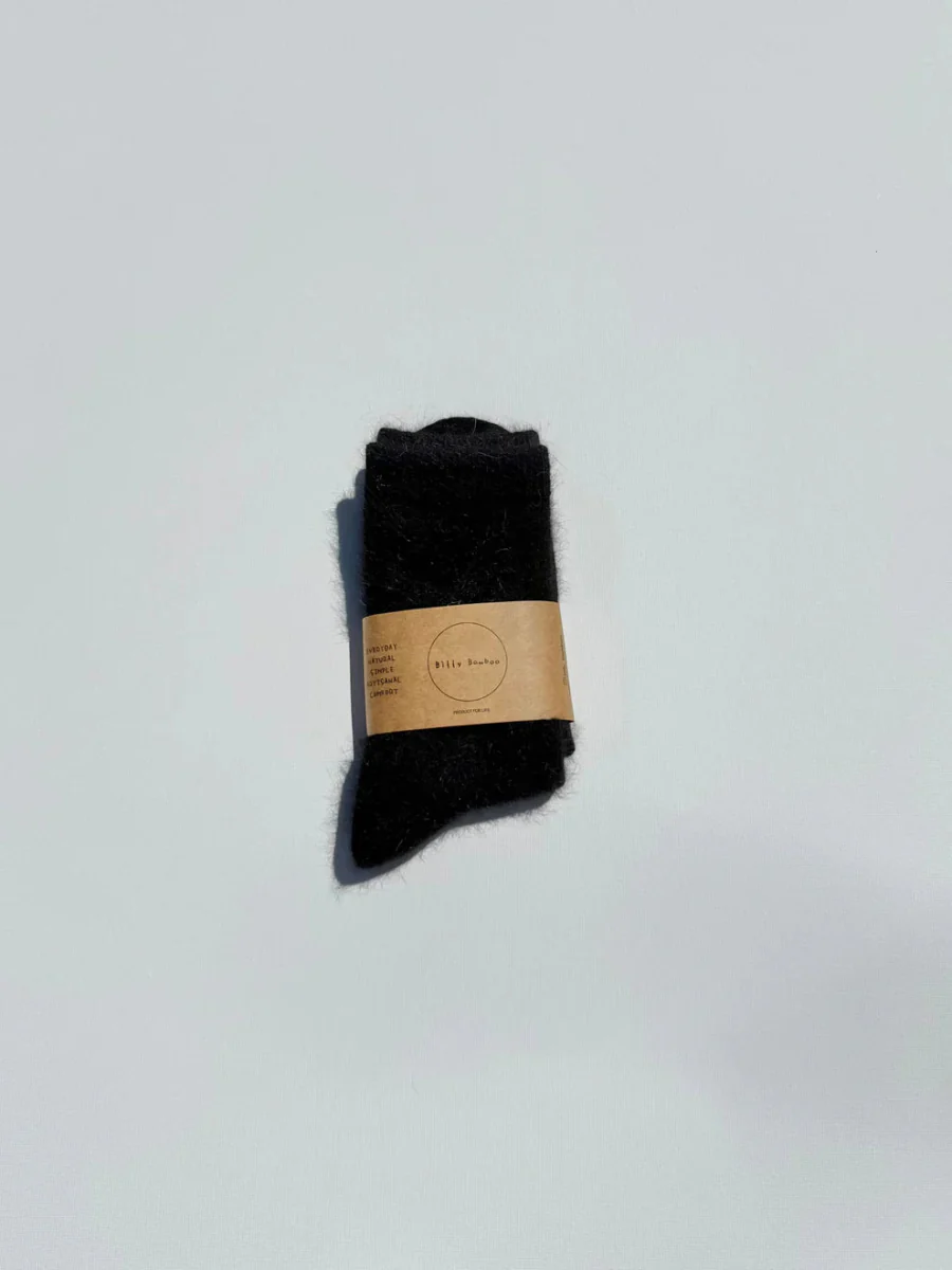Billy Bamboo Fluffy Angora Socks (Many Colours) - Image 10