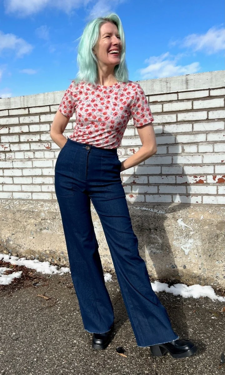 Birds of North America Bloodfool Pants (Dark Wash) - Image 7