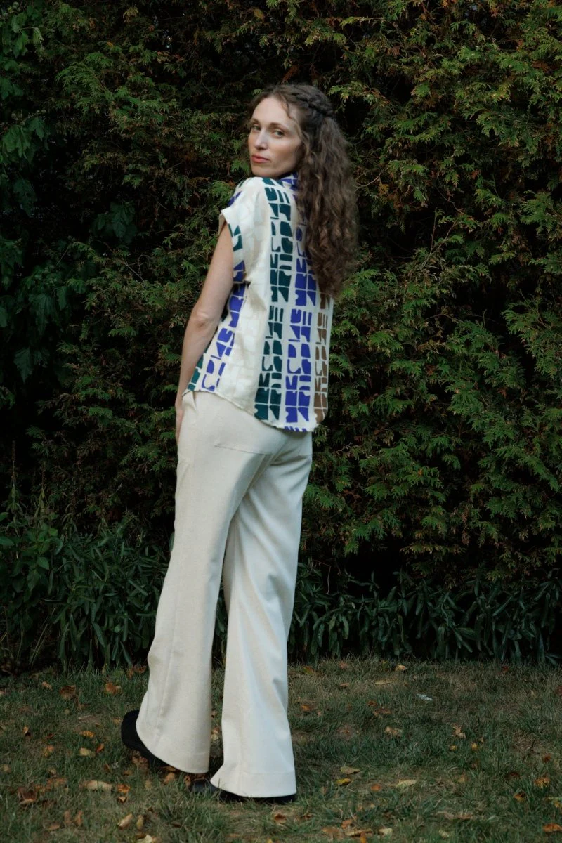 Eve Gravel Jahana Top - Pink or Blue Totem (Online Exclusive) - Image 8