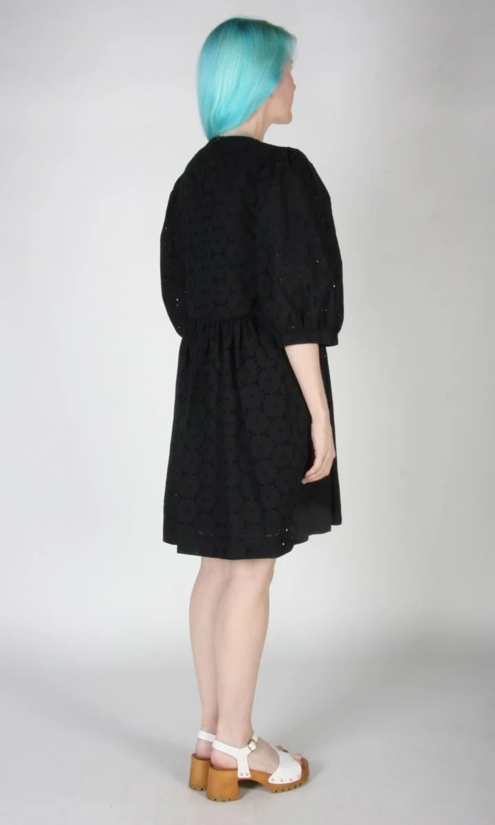 Birds of North America Bluebonnet Dress (Black) - Image 10