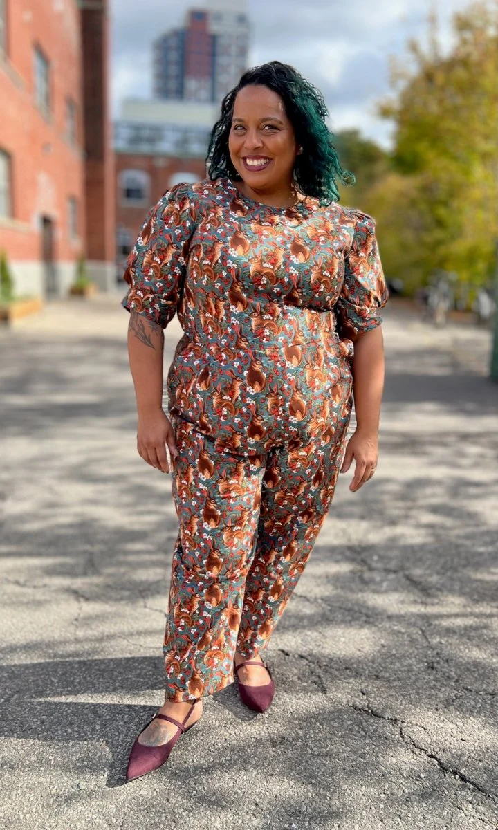Birds of North America Brambling Jumpsuit - Hare Berry (Online Exclusive)