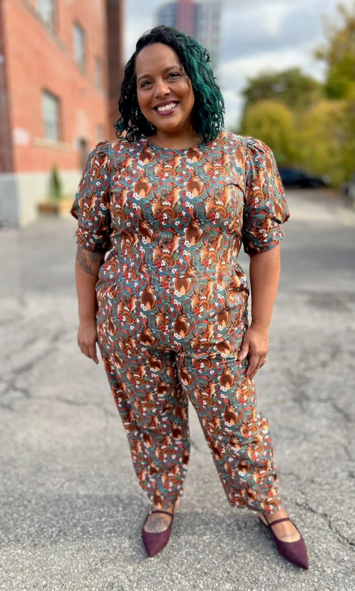 Birds of North America Brambling Jumpsuit - Hare Berry (Online Exclusive) - Image 2