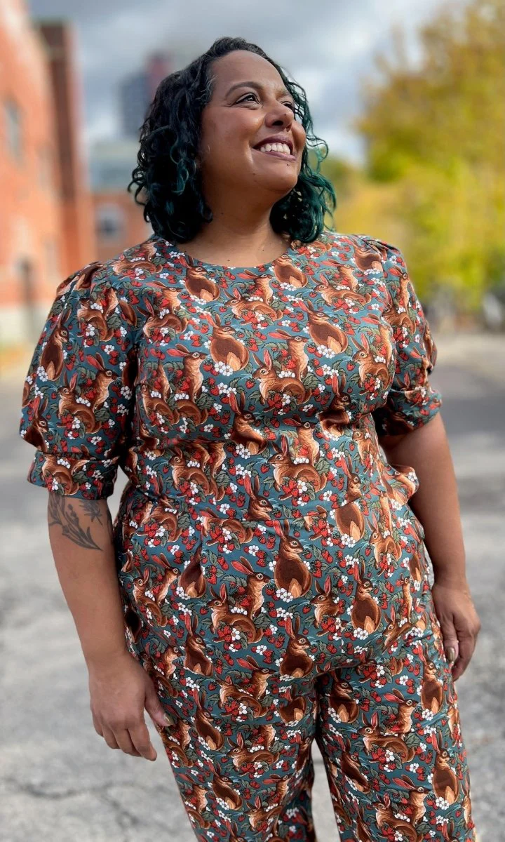 Birds of North America Brambling Jumpsuit - Hare Berry (Online Exclusive) - Image 3