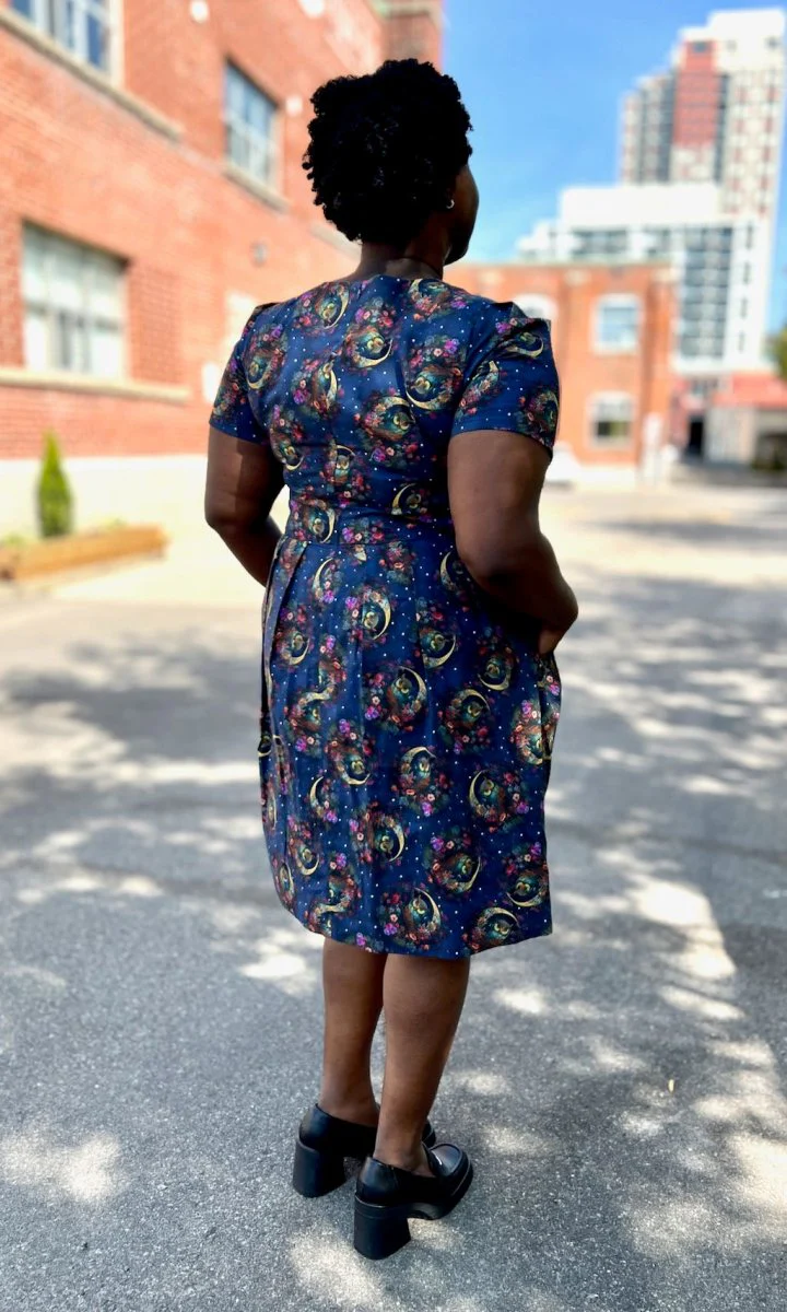 Birds of North America Buttonquail Dress - Night Owls (Online Exclusive) - Image 11