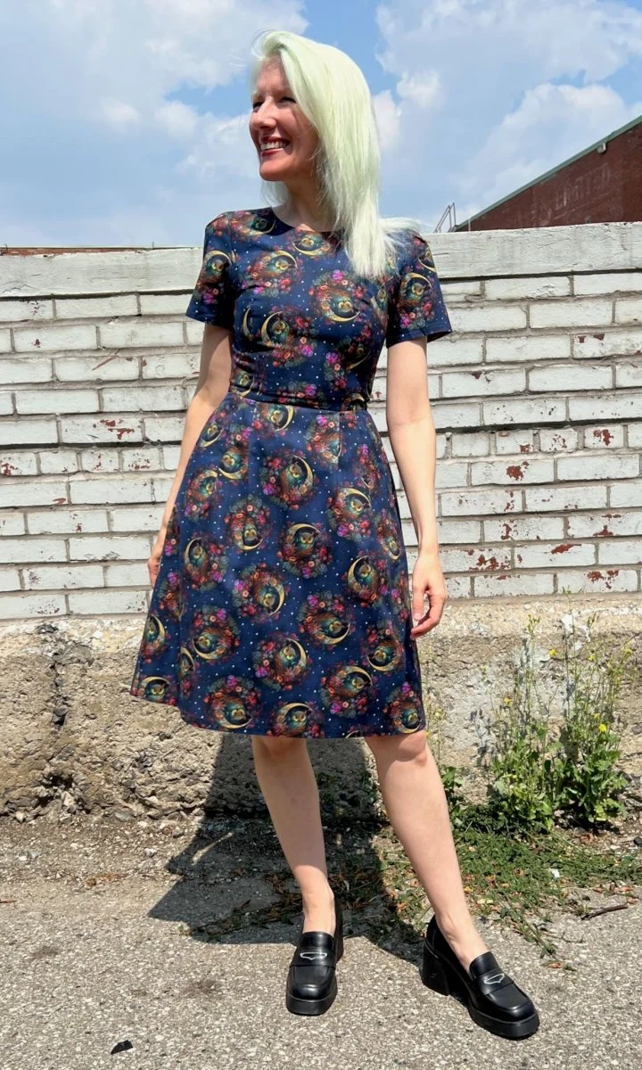 Birds of North America Buttonquail Dress - Night Owls (Online Exclusive) - Image 12