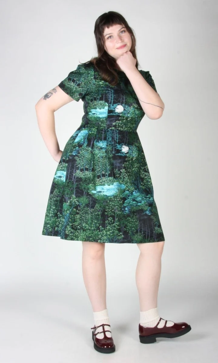 Birds of North America Buttonquail Dress - Sleepwalker (Online Exclusive) - Image 11