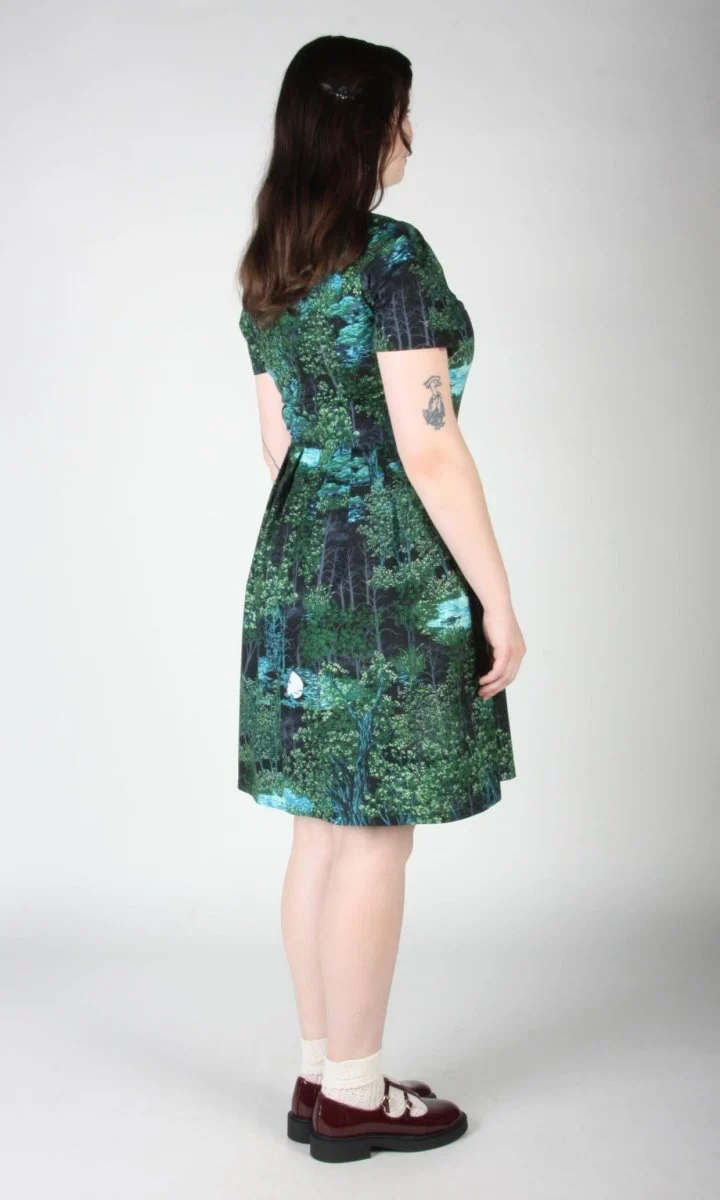 Birds of North America Buttonquail Dress - Sleepwalker (Online Exclusive) - Image 14