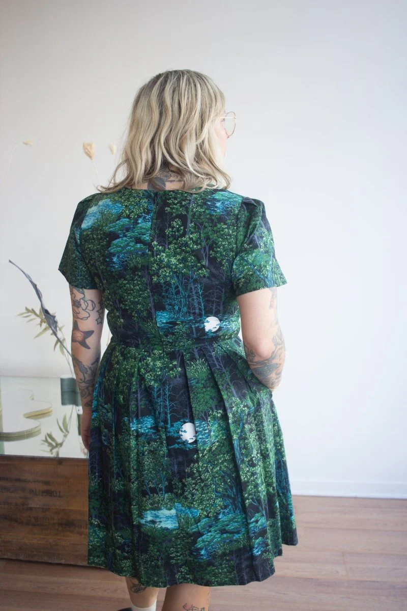 Birds of North America Buttonquail Dress - Sleepwalker (Online Exclusive) - Image 2
