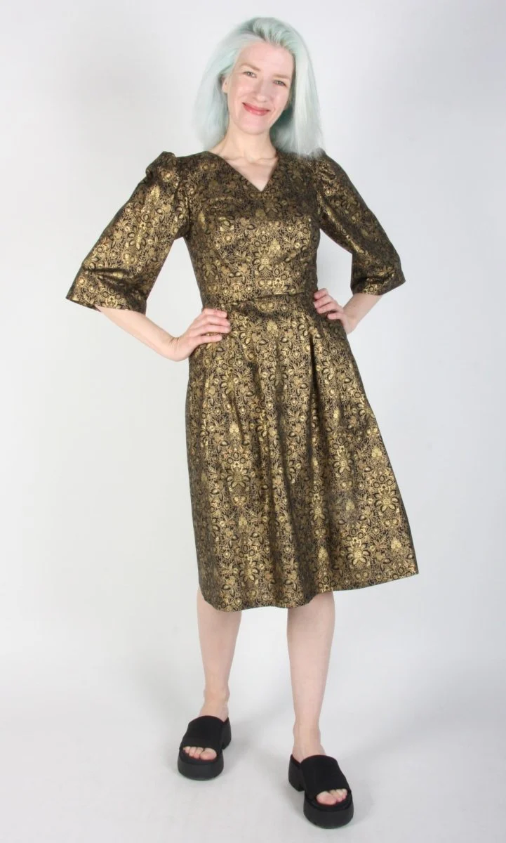 Birds of North America Chestnut Bunting Dress - Gravure (Online Exclusive) - Image 6