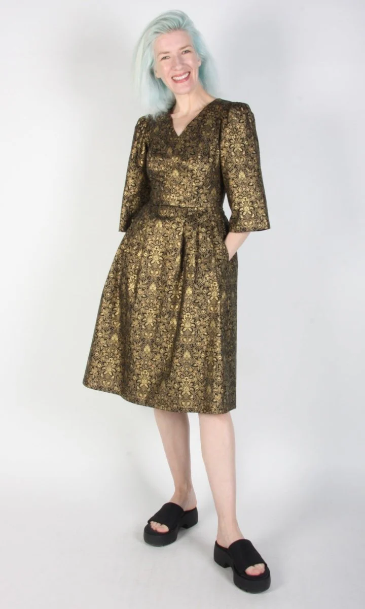 Birds of North America Chestnut Bunting Dress - Gravure (Online Exclusive) - Image 7