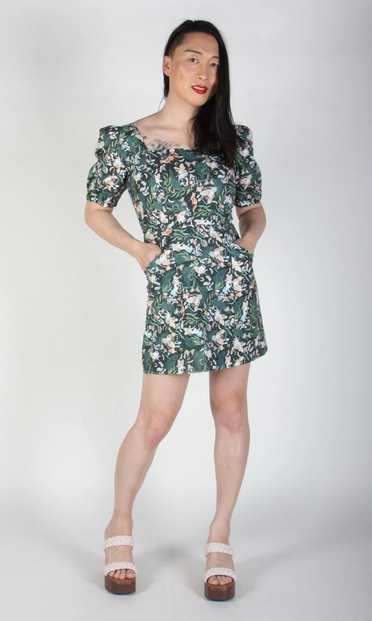 Birds of North America Chickadee Dress - Faeries (Online Exclusive) - Image 5
