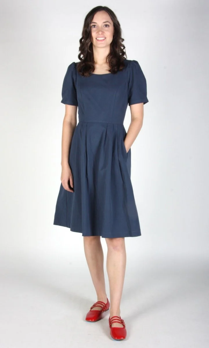 Birds of North America Crag Martin Dress - Navy (Online Exclusive) - Image 8