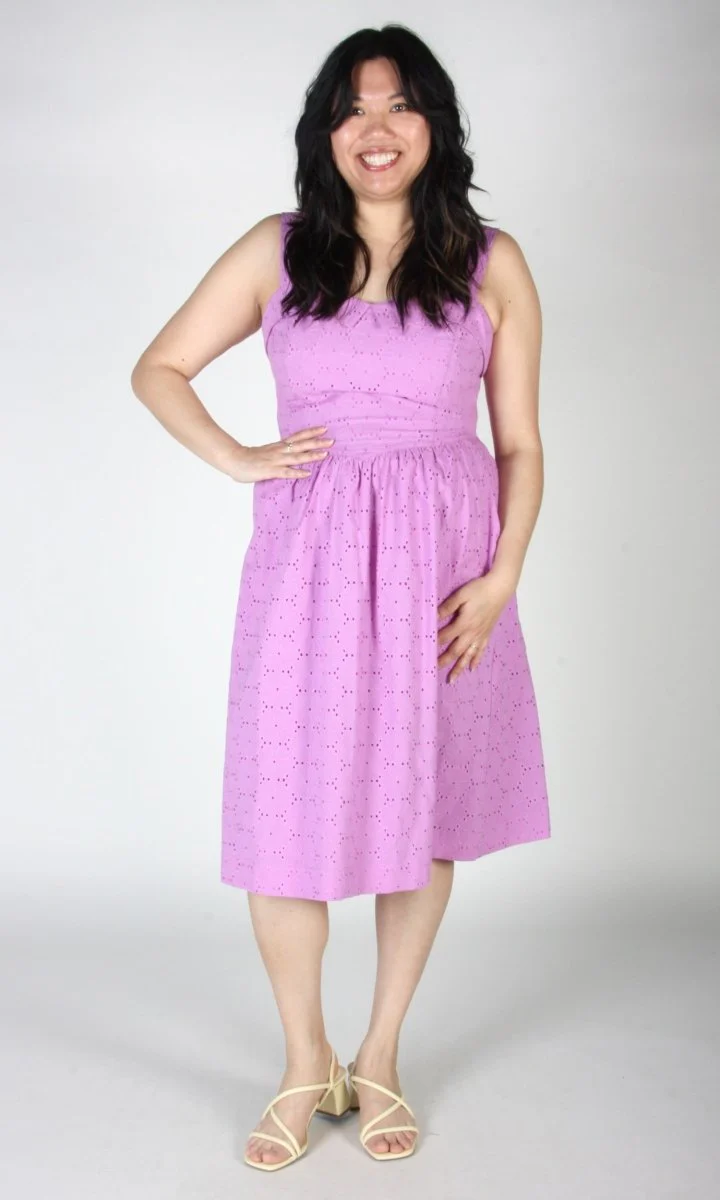 Birds of North America Diablotin Dress (Ube) - Image 6