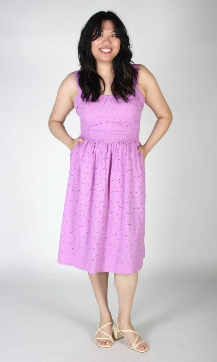 Birds of North America Diablotin Dress (Ube) - Image 7