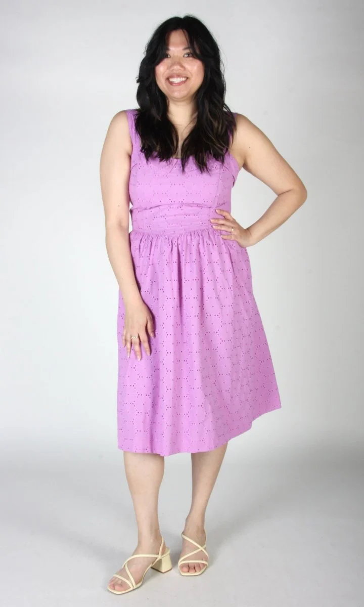 Birds of North America Diablotin Dress (Ube) - Image 8