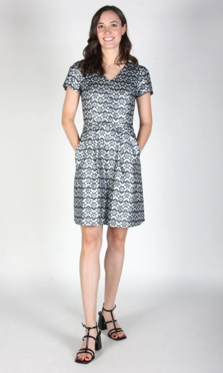 Birds of North America Fruit Dove Dress - Frost Bud (Online Exclusive) - Image 2