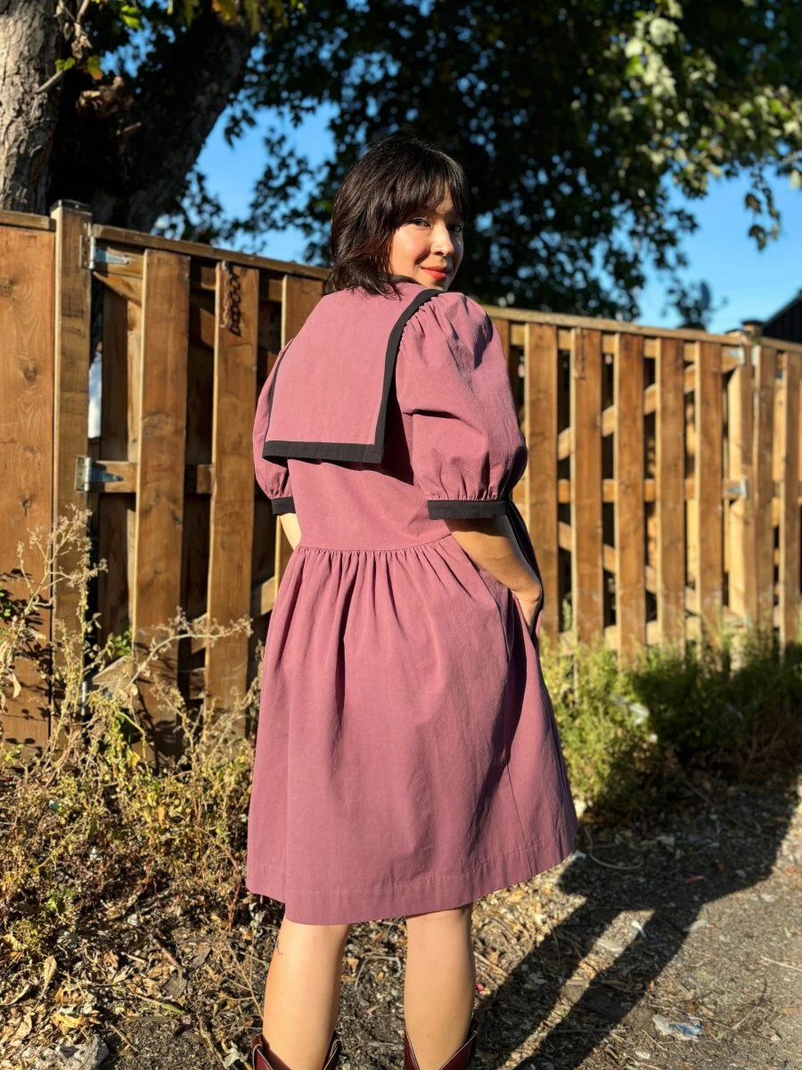 Birds of North America Fulvetta Dress - Thistle (Online Exclusive) - Image 3