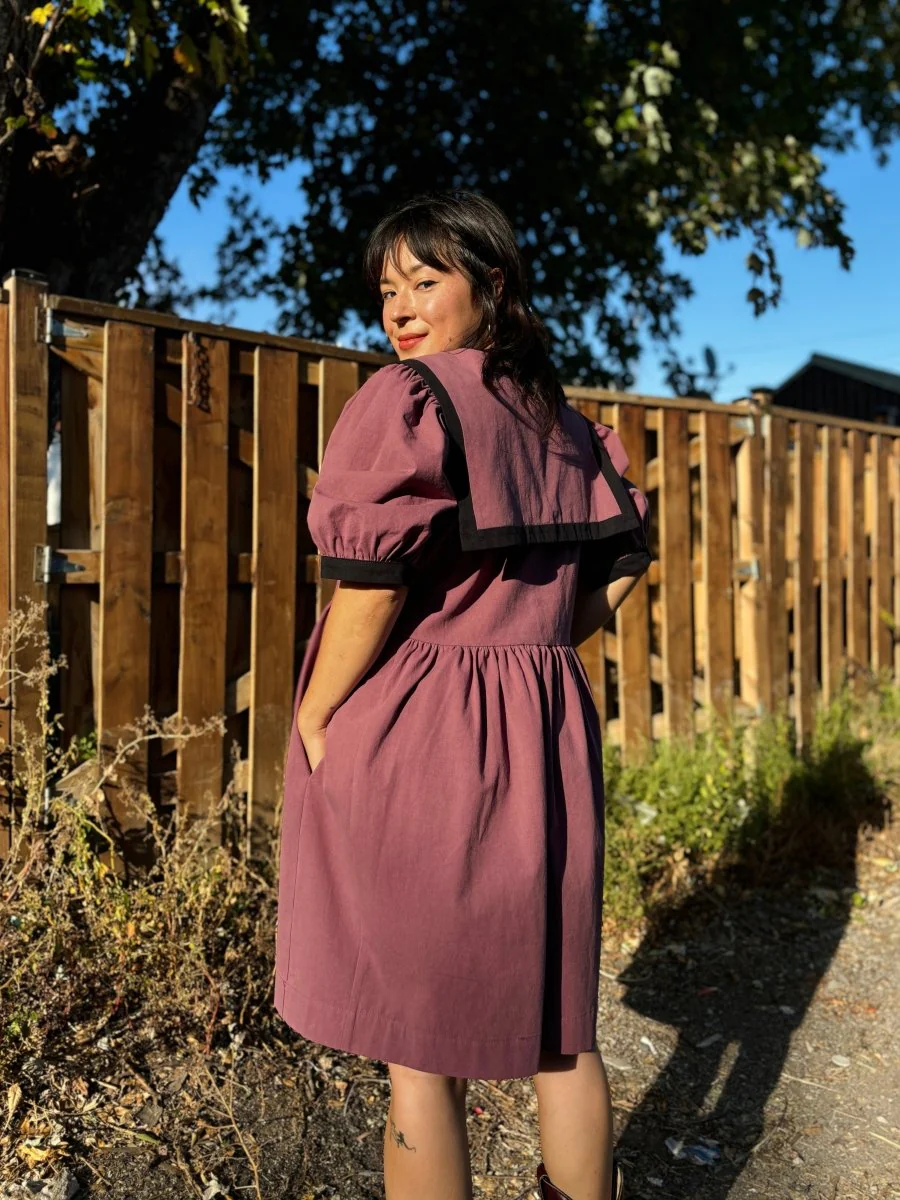 Birds of North America Fulvetta Dress - Thistle (Online Exclusive) - Image 4