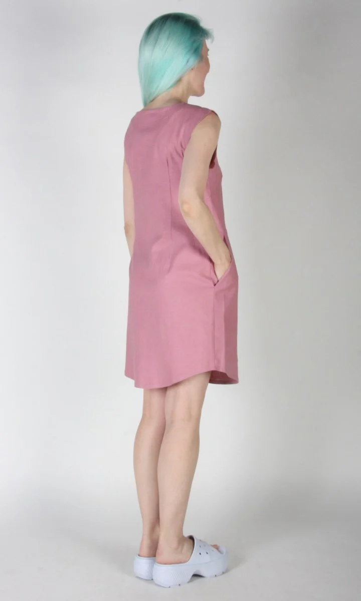 Birds of North America Honeycreeper Dress - Smoky Pink (Online Exclusive) - Image 10