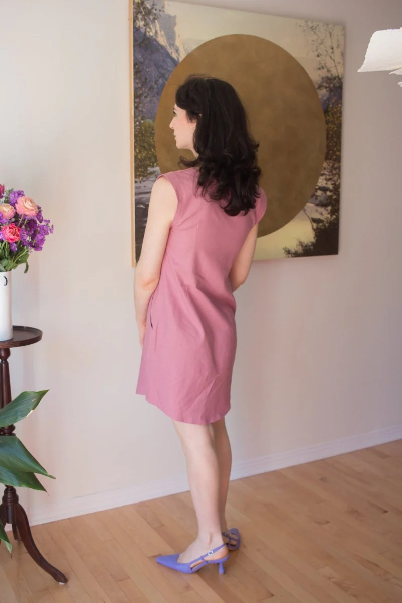 Birds of North America Honeycreeper Dress - Smoky Pink (Online Exclusive) - Image 5