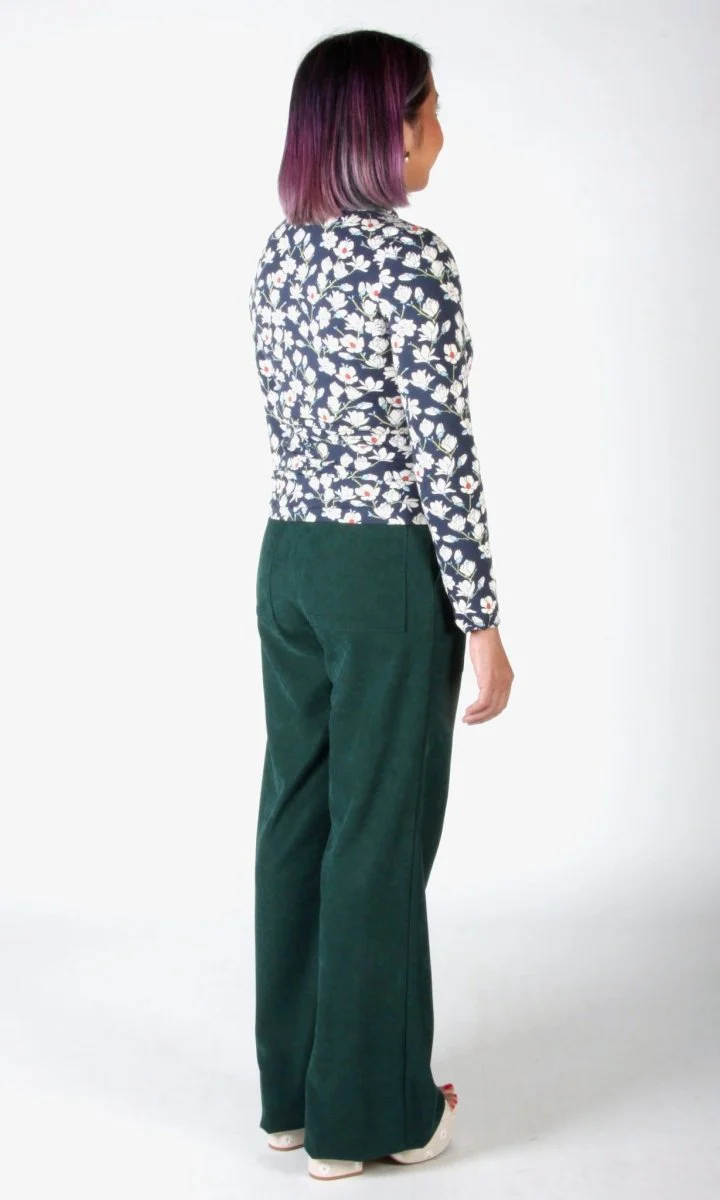 Birds of North America Nunchie Top - Midnight Magnolia (Online Exclusive) - Image 6