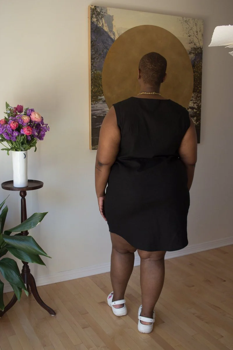 Birds of North America Honeycreeper Dress - Black (Online Exclusive) - Image 3