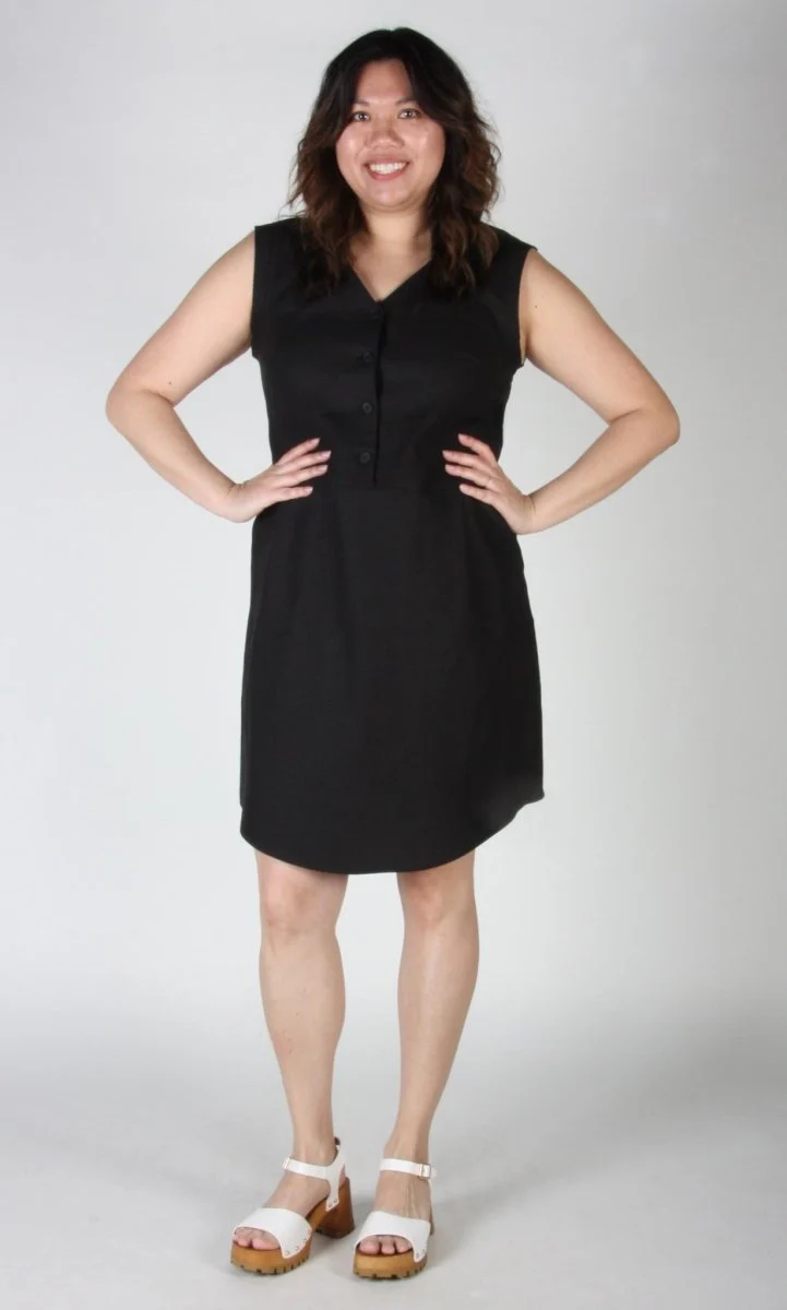 Birds of North America Honeycreeper Dress - Black (Online Exclusive) - Image 6