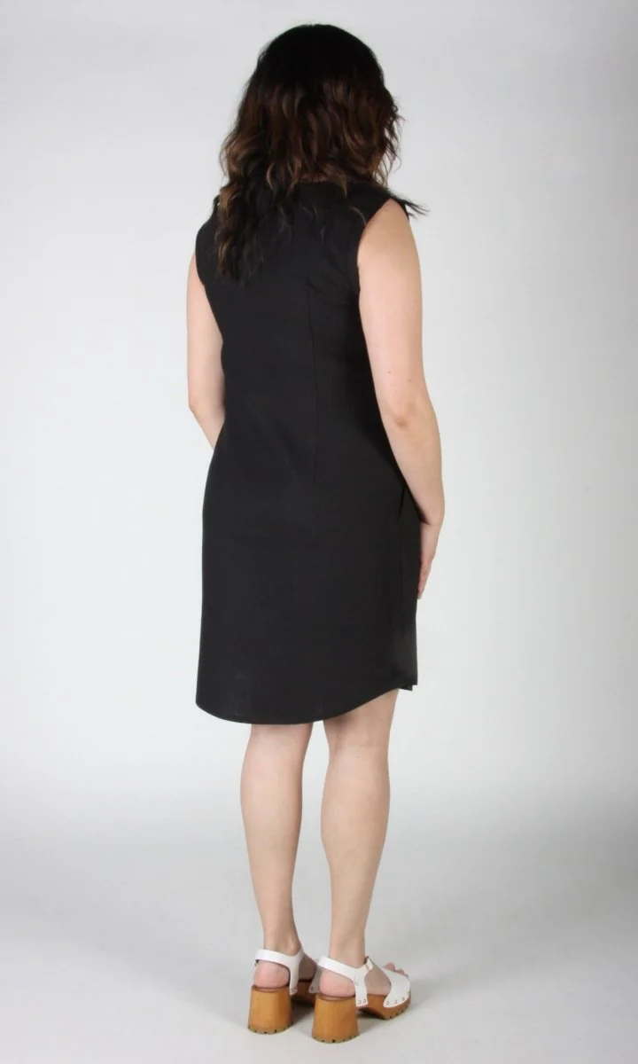 Birds of North America Honeycreeper Dress - Black (Online Exclusive) - Image 7
