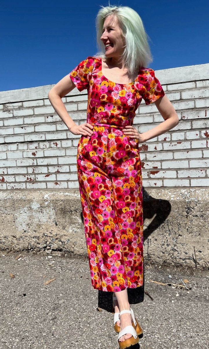 Birds of North America Whinchat Jumpsuit (Petal Party) - Image 2