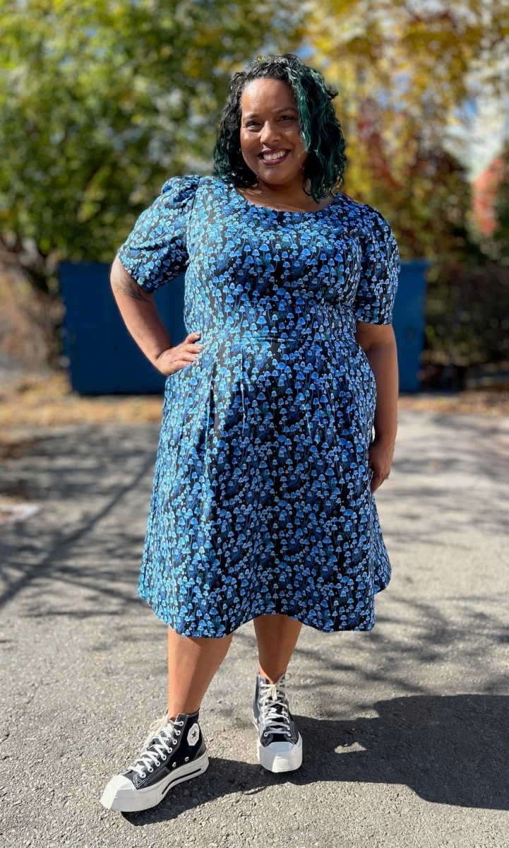 Birds of North America Winter Chippy Dress - Shroominescence (Online Exclusive) - Image 4