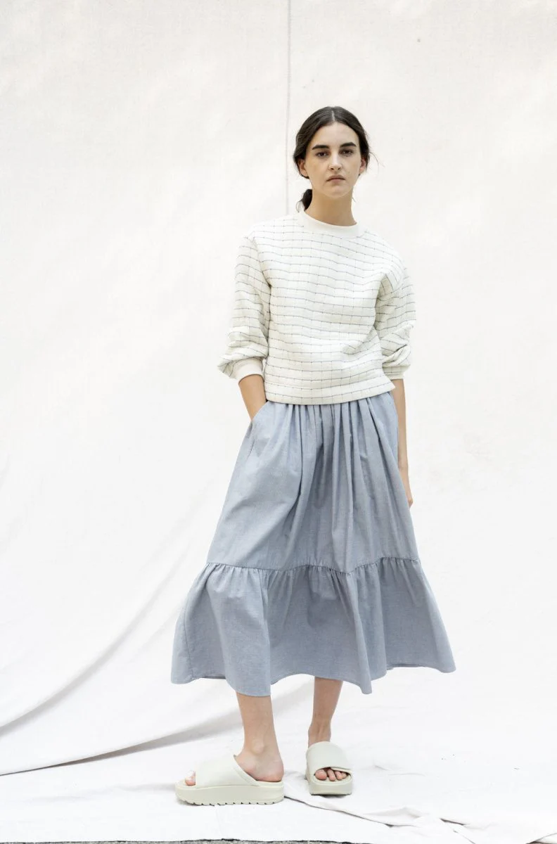 Bodybag Kyoto Crewneck - Cream Tile or Blue Tile (Online Exclusive) - Image 8