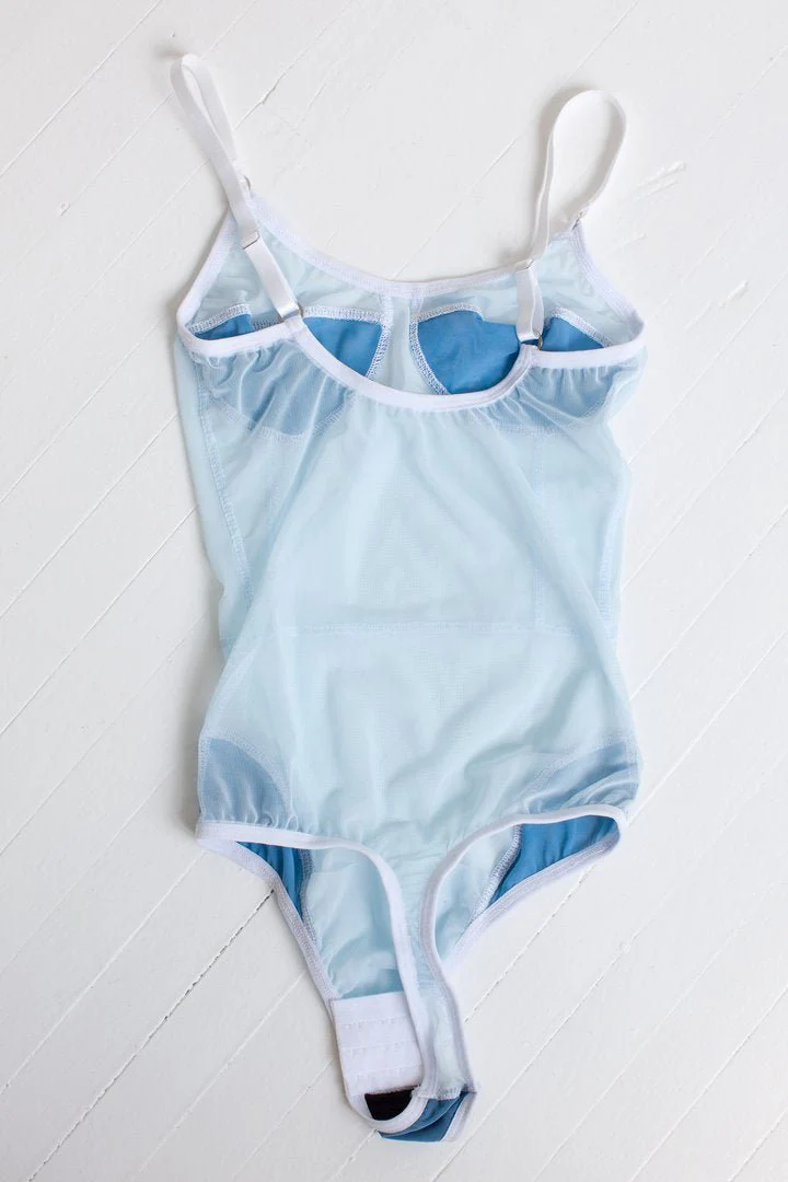 Bully Boy Delilah Bodysuit - Blue (Online Exclusive) - Image 4