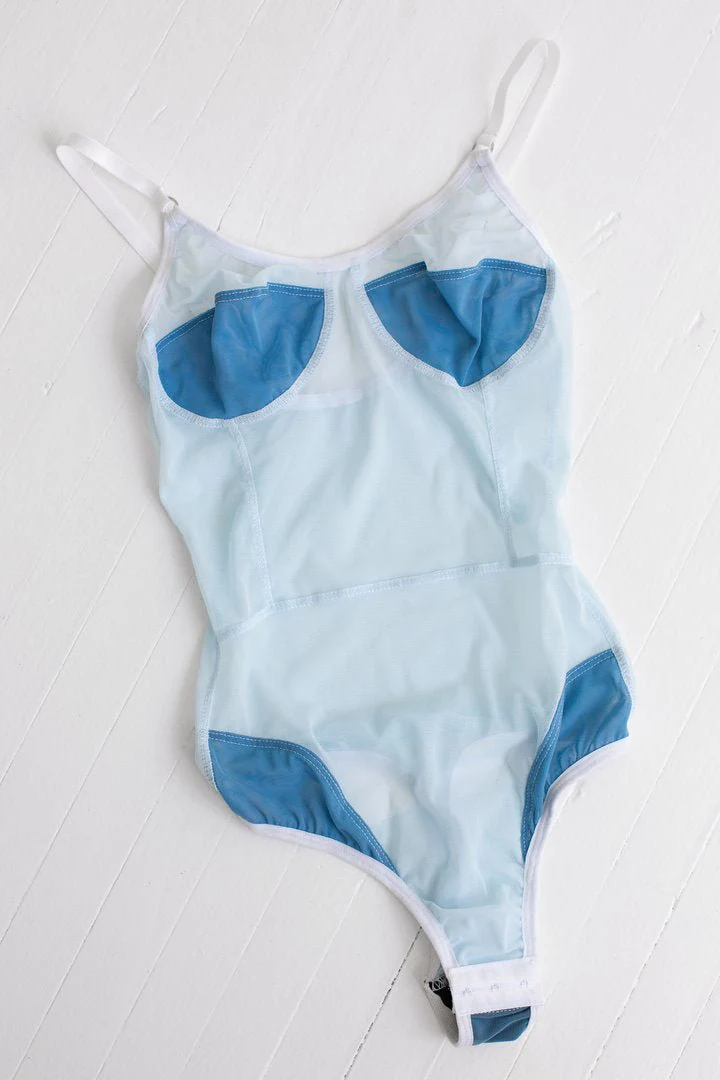 Bully Boy Delilah Bodysuit - Blue (Online Exclusive) - Image 5
