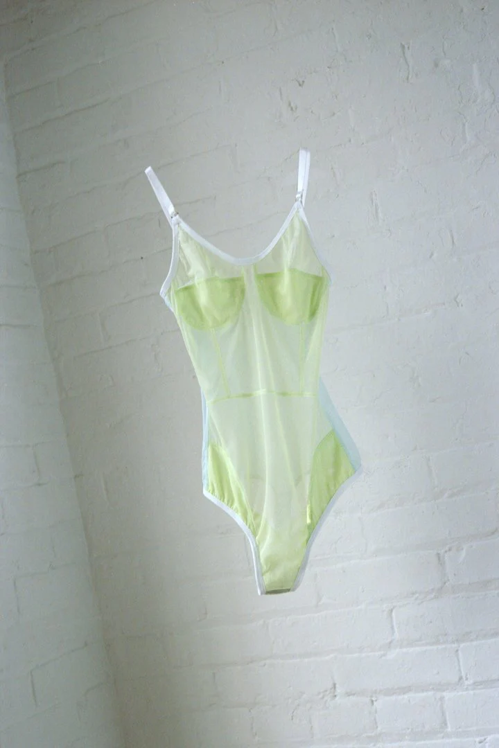 Bully Boy Delilah Bodysuit - Green (Online Exclusive) - Image 3