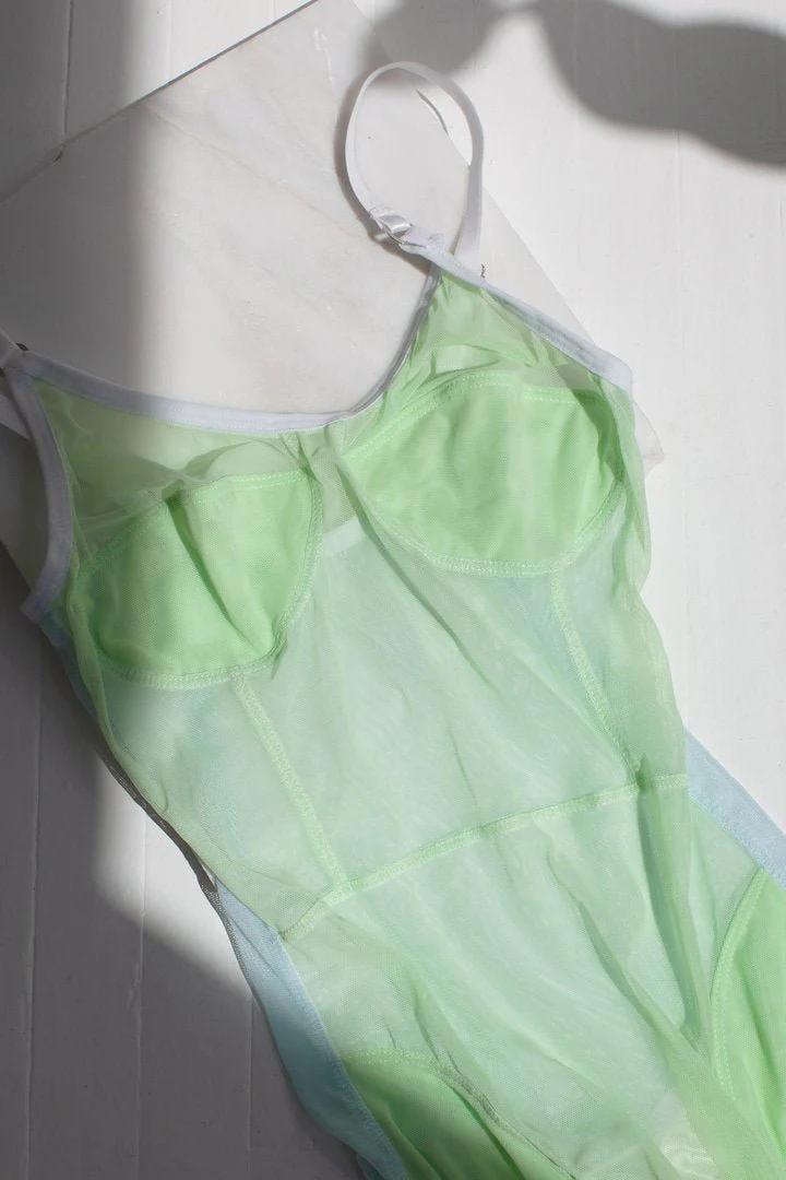 Bully Boy Delilah Bodysuit - Green (Online Exclusive) - Image 5