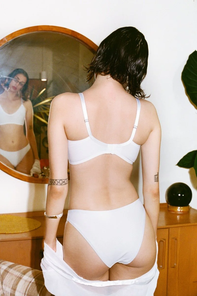 Bully Boy Ivy Panties - White Cotton (In-Store)