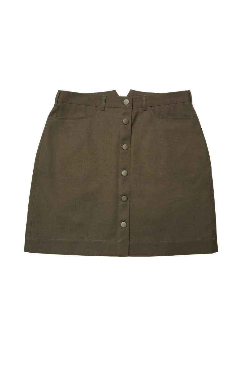 Central Standard Weekend Skirt (Olive) - Image 4