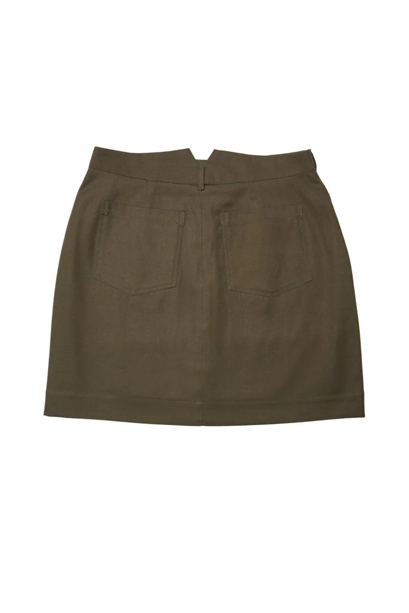 Central Standard Weekend Skirt (Olive) - Image 5