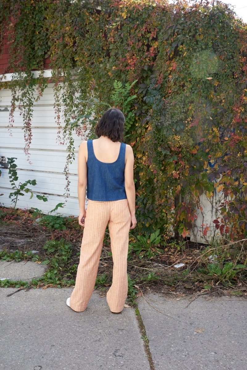 Central Standards Scoop Neck Tank (Denim) - Image 6