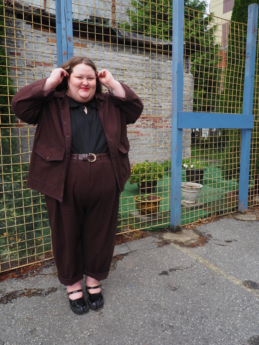 Connally Goods Faye Chore Coat (Espresso) - Image 15