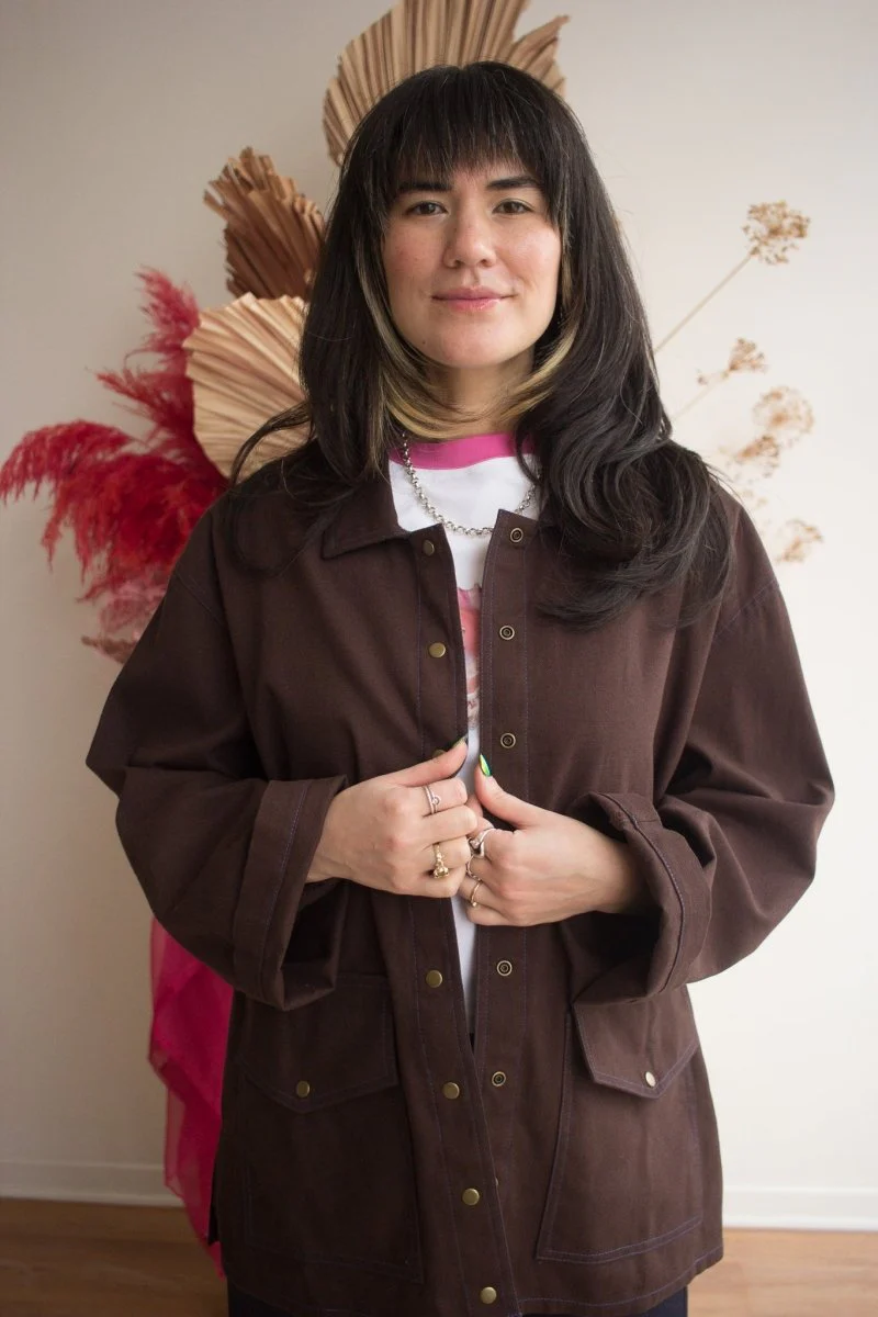 Connally Goods Faye Chore Coat (Espresso) - Image 6