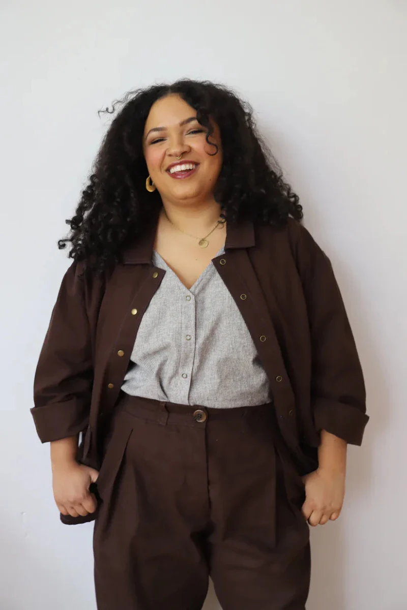 Connally Goods Faye Chore Coat (Espresso) - Image 9
