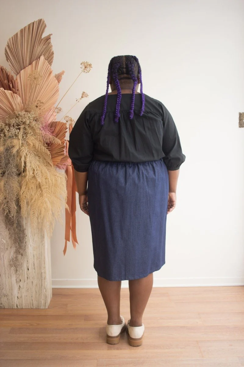 Connally Goods Sadie Skirt (Dark Wash Indigo) - Image 4