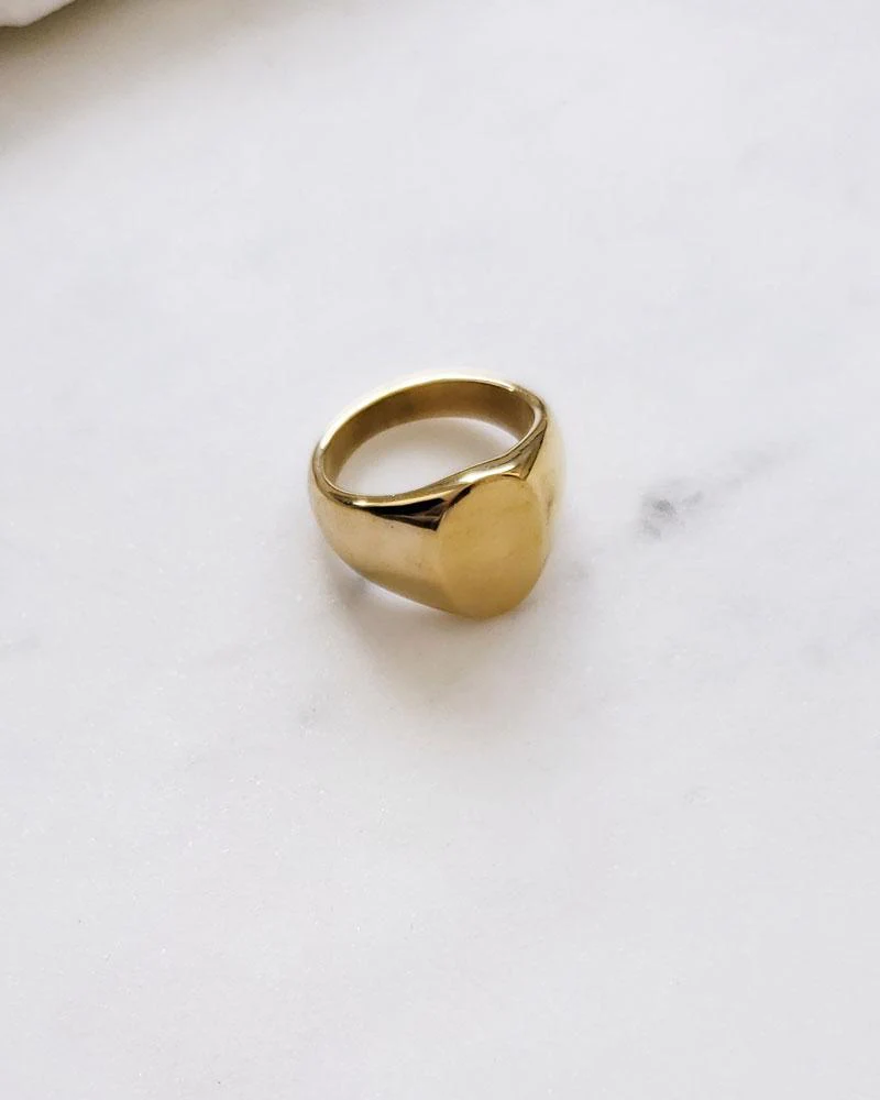 CoutuKitsch Pablo Signet Ring (Silver or Gold) - Image 3