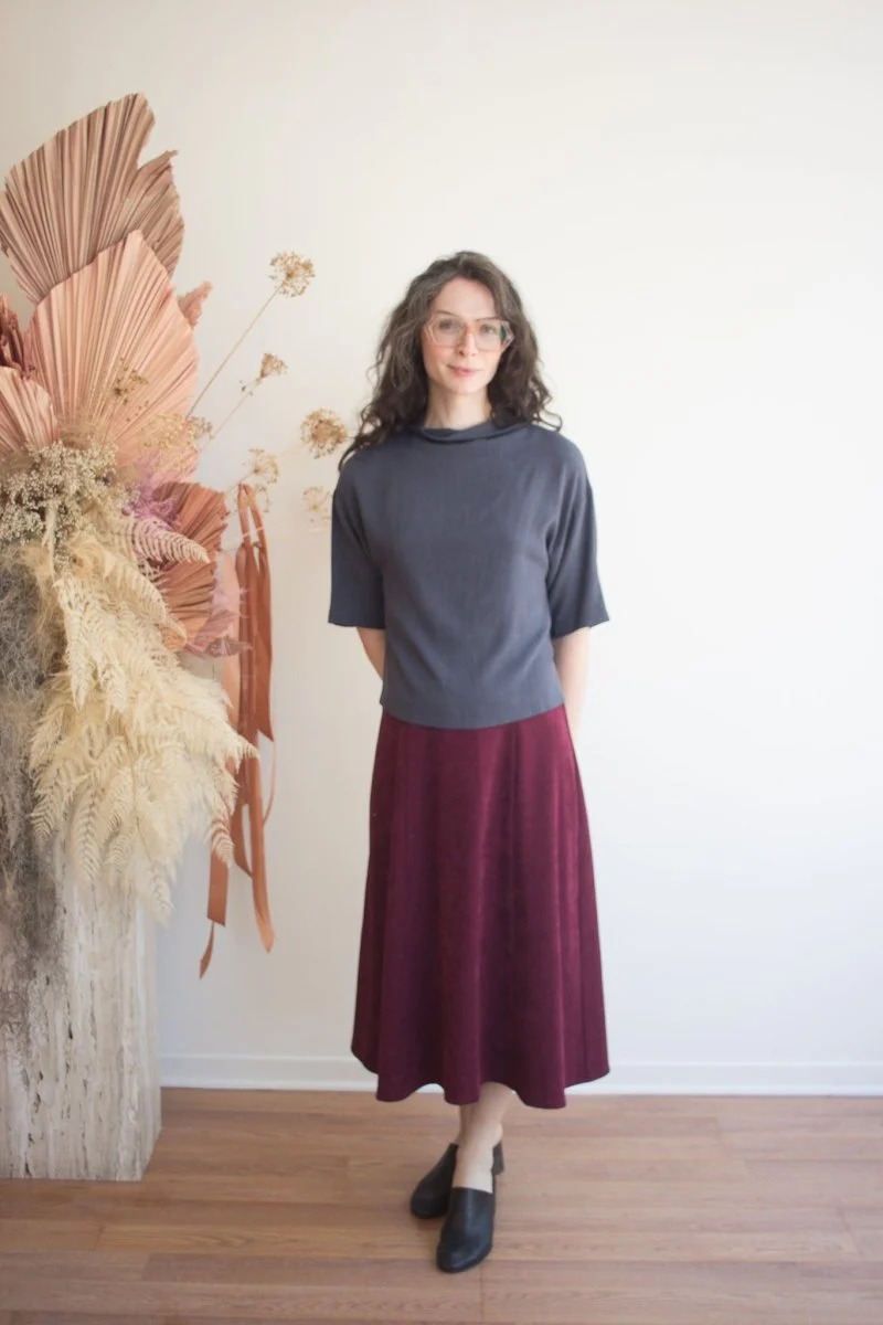 Dagg & Stacey Birch Skirt (Cherry Lacquer)