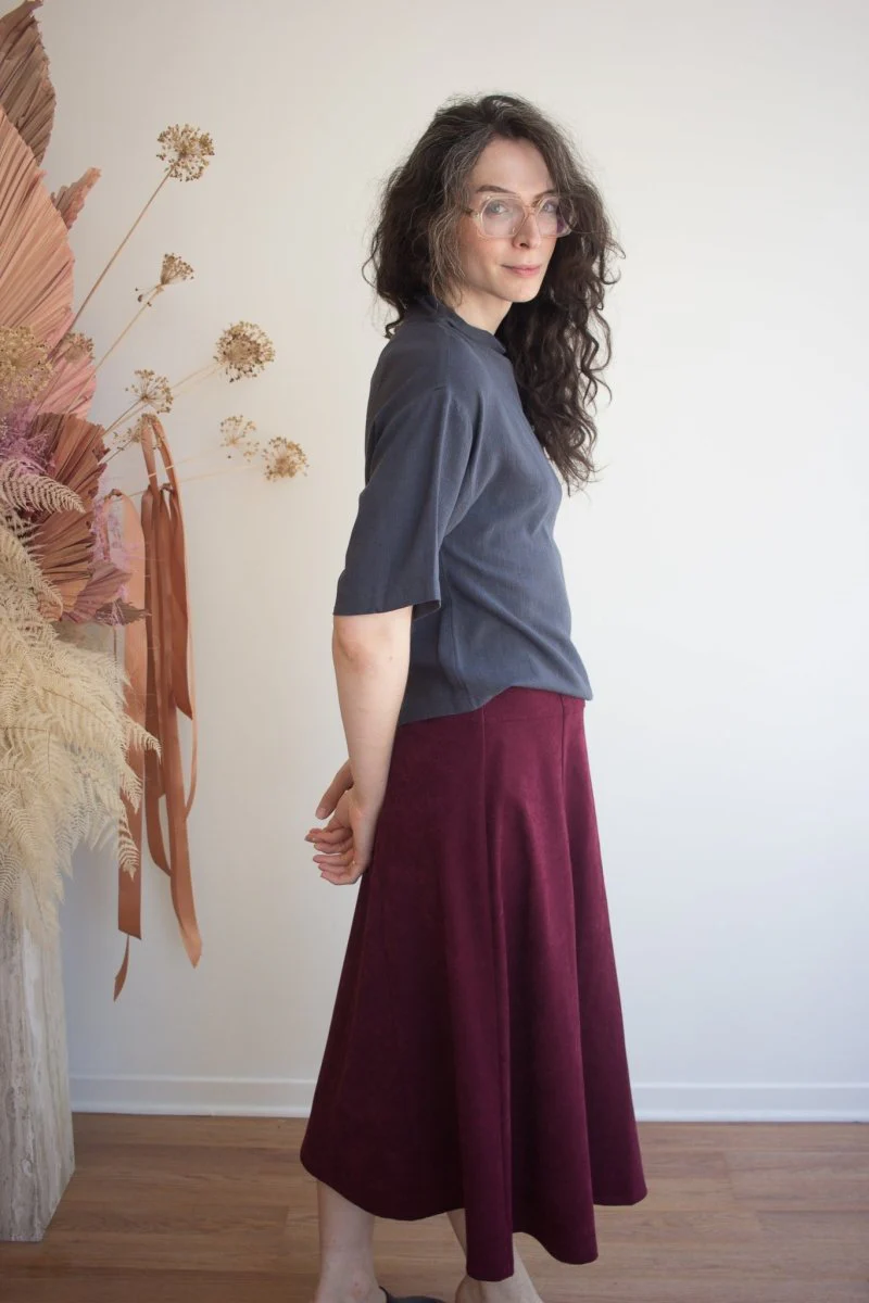 Dagg & Stacey Birch Skirt (Cherry Lacquer) - Image 2